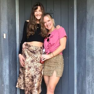 Verge Girl Cheetah Mini Skirt